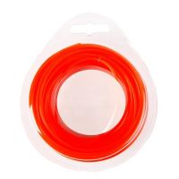 Леска триммерная 2,4*15м квадрат зубчатая Redverg 990491/ 853