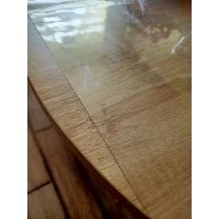 Скатерть Гибкое стекло 140см прозрачная