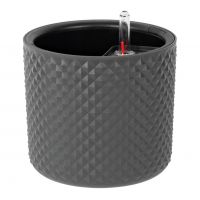 Кашпо ФАСЕТ d280мм 8л/13,5л с вставкой и автополивом  м3238