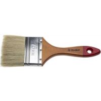 Кисть плоская 75мм ЗУБР Универсал натуральная щетина  4-01003-075
