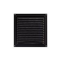 Решетка с сеткой 150х150 черная  18327