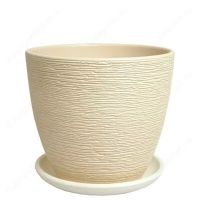 Горшок КРОКУС гнездо бежевый 15см