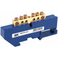 Шина нулевая на дин-изол. ШНИ-6*9-6-Д-С ИЭК YNN10-69-6D-K07