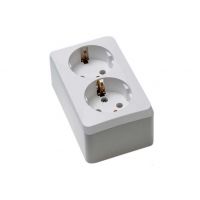 ЭТЮД Розетка РА 16-007В 2-я с/з о/у белая