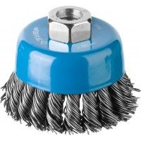 Щетка чашечная ЗУБР для УШМ 0,8мм 80мм/М14  35277-080_z01,02#