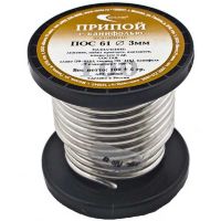Припой с каниф. ПОС61 d=3мм 100гр катушка