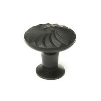 Ручка дверная пластм. РКБ с узором (черная)