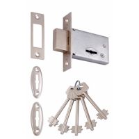 Замок врезной под сувальный ключ 800 СР хром Vettore  и158