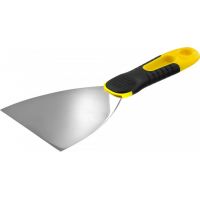 Шпатель STAYER "PROFESSIONAL" нержавеющее профилированное полотно, 2к ручка, 100 мм 10045-10