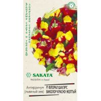 Семена Гавриш Антирринум (львиный зев) Флорал Шауэрс Биколор красно-желтый F1 7шт