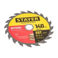 Диск пильный 140*20/16/20Т STAYER OPTIMA  3681-140-20-20