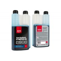 Масло 2-х такт. AEG полусинтет. 1л API TC с дозатором  30743