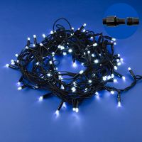 Гирлянда светодиод с эффектом мерцания 10м 120 свет-в Провод чер ULD-S1000-120/TBK WHITE IP67 /03944