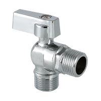 Кран шаровый угловой для подключения сантехнических приборов 1/2"х3/4"  VT.392.N.05