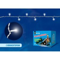 Гирлянда светодиод с эффектом мерцания 10м 120 свет-в.Провод бел ULD-S1000-120/TWK WHITE IP67/01351