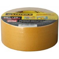 Лента STAYER клеящая 2-х стор.50*25м  1221-50-25