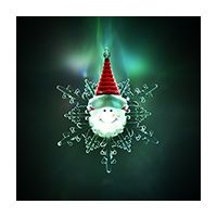 Фигурка VEGAS "Снеговик" светод. 10*12см  55054