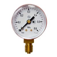 Манометр пропановый 0,6 мПа на редуктор (50мм)