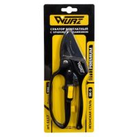 Секатор WURZ контактный 205мм с храповым механизмом  6117