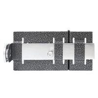 Задвижка дверная ЗД-04 серебро