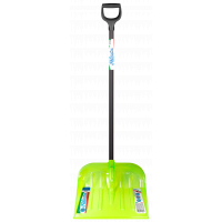 ЦИ Лопата снеговая "ФЕЛИЧИТА" с черенком 475*400*1510мм поликарбонат  2471