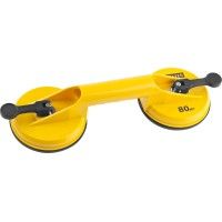 Стеклодомкрат STAYER на присоске двойной 80кг  33718-2