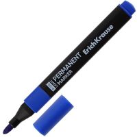 Маркер перманентный, пулевидный, 2,5 мм, цвет синий P-170 light, Erich Krause, 63564