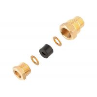 Сальник с двойной резьбой 1/2 и 3/4 для ввода кабеля в трубу PROconnect 51-0610-2