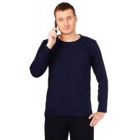 Футболка /синяя с дл. рук.4053/5XL/60 120/182-188