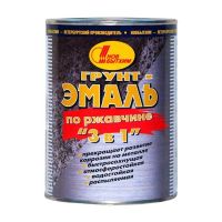 Грунт-эмаль по ржавчине НБХ 1л коричневая