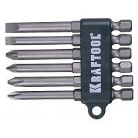 Набор бит KRAFTOOL 6шт  26061-Н6