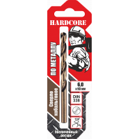 Сверло Hardcore по металлу 3,0*61мм 2шт. Cobalt  141030