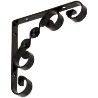 WO 100 С Кронштейн декоративный 100*100 черн.  5262