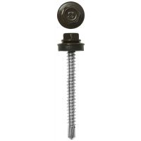 Саморезы кровельн.4,8*80 земельно-коричн.