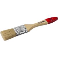 Кисть плоская 38мм ЗУБР Универсал натуральная щетина  4-01003-038