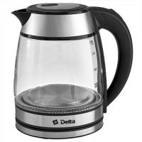 Чайник электр. DELTA DL-1120 корпус из жаропрочного стекла