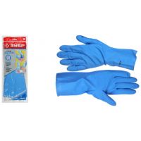 Перчатки ЗУБР нитриловые,пов.прочности,с х/б напылен.  11255#