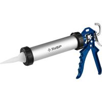 Пистолет для герметиков ЗУБР ПРОФ закрытый алюминиевый корпус 310мл