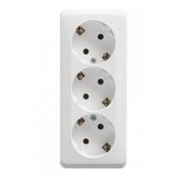 ЭТЮД Розетка РА 16-011В 3-я с/з о/у белая 42938