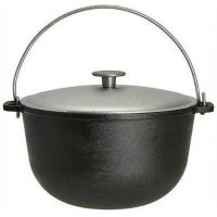 Казан 10л Туризм чугунный с алюм. крышкой  1510-6/5182563