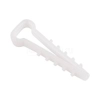 Дюбель-хомут 6-12 белый прямоугольный 100шт REXANT 07-4612