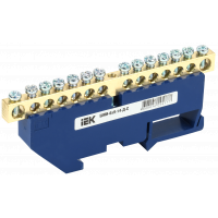 Шина нулевая на дин-изол. ШНИ-6*9-14-Д-С ИЭК YNN10-69-14D-K07