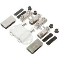 Магнит для стеклянных дверей 17.02.02 2-ый хром б220