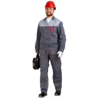 Куртка мужская Сити-Мастер 3080, Цвет: Серый, Размер: 112-116/170-176