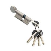 Механизм цилиндровый MSM CW70мм  ключ/вертушка перфо. хром  я552