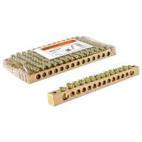 Шина нулевая 6*9 14/2 (14групп/крепеж по краям)