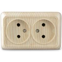 Розетка 2м о/у сосна "Олимп"