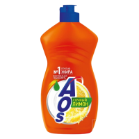 Ср-во д/мытья посуды АОS   450 гр  Лимон 1514-3