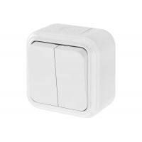 Выключатель 2кл. А56-224 о/п IP54 белый Пралеска Аква  05443