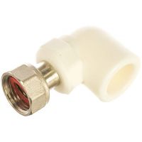 Угольник PPR с накидной гайкой 20х1/2"  VTp.758.0.02004